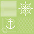 Kaisercraft ANCHORS AWEIGH 12"X12" Designer Template Stencil 1pc Scrapbooksrus