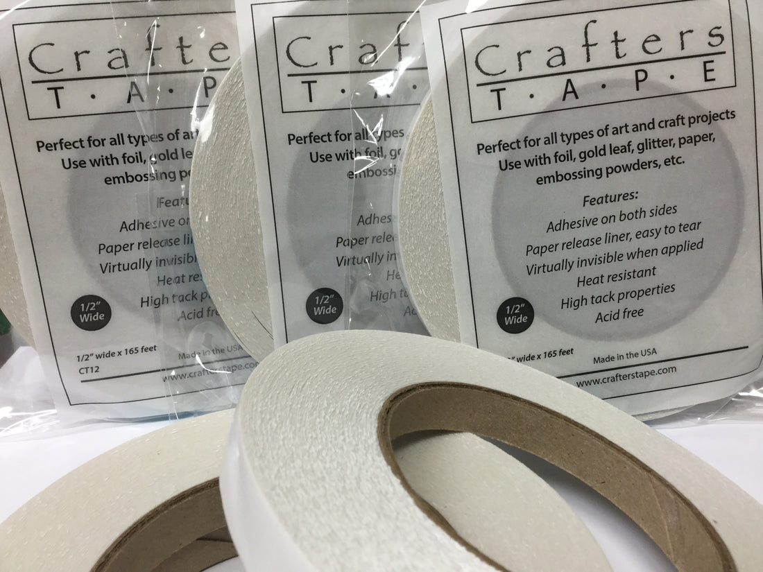 Crafters Tape 1/2&quot; Double Sided Adhesive Tape 165 ft Scrapbooksrus