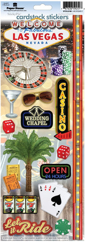 Paper House Las Vegas Cardstock Sticker @scrapbooksrus
