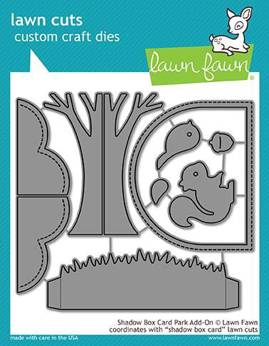 Lawn Cuts SHADOW BOX CARD PARK ADD ON Craft Dies Scrapbooksrus