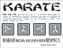 SRM Say It With Stickers KARATE Phrase 1pc - Scrapbook Kyandyland