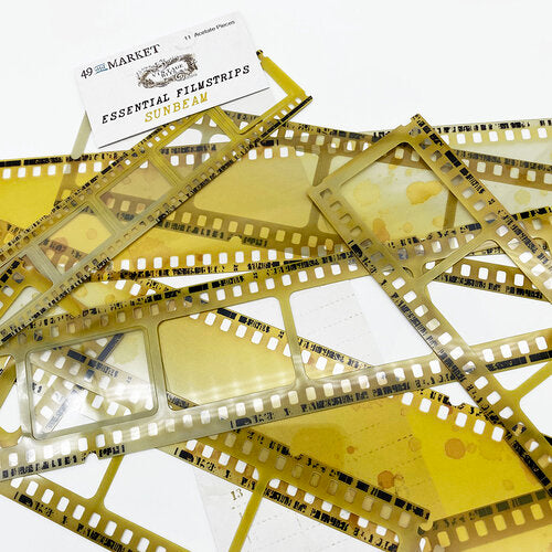 49 and Market Essential Filmstrips SUNBEAN Vintage Bits Acetate Scrapbooksrus