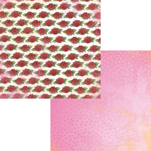 Moxxie XOXO Valentine Collection 12x12 Scrapbook Paper - Scrapbook Kyandyland