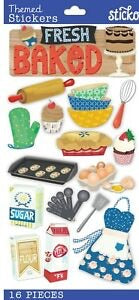 Ek Success Sticko BAKING 3D Stickers 16 pc Scrapbooksrus