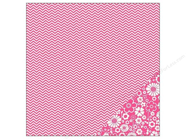 Pebbles CHEVRON Basics 12&quot;X12&quot; Scrapbook Paper