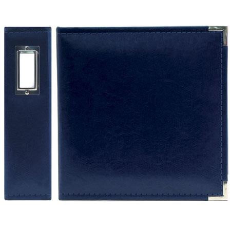 We R Classic Leather Album COBALT Blue D Ring Scrapbook Scrapbooksrus
