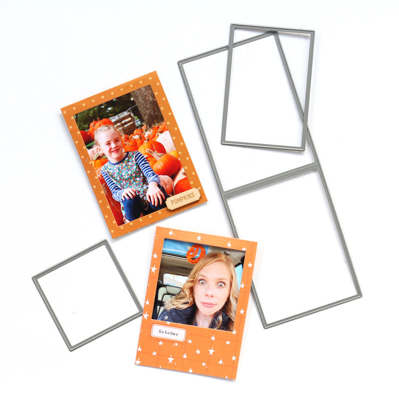 Flip Frame Die Clear Set 2pc Scrapbookrus