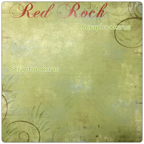 Red Rock 12x12 Scrapbook Paper Scrapbooksrus