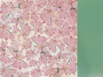 Kaisercraft ENCHANTED GARDEN CHARM 12"X12" Scrapbook Sheet