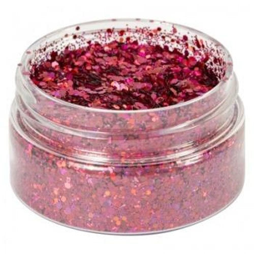 Cosmic Shimmer CORAL RED Holographic Glitterbitz 25ml Scrapbooksrus