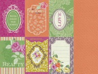 Kaisercraft Flora Delight RELECTIONS 12&quot;X12&quot; Scrapbook Paper