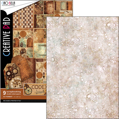 Ciao Bella CODEX A4 Paper Pad 9 sheets Scrapbooksrus