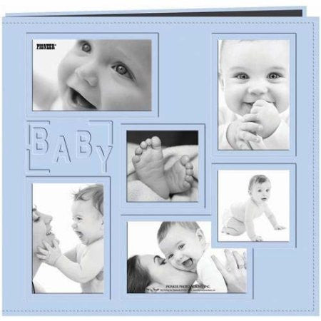 Pioneer BABY BLUE BOY 12&quot;X12&quot; Scrapbook Album