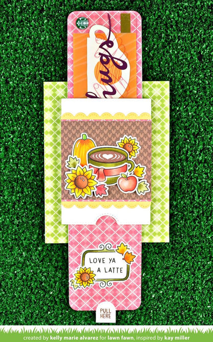 Lawn Fawn Cuts DOUBLE SLIDER SURPRISE Custom Craft Die Samples @scrapbooksrus Las Vegas