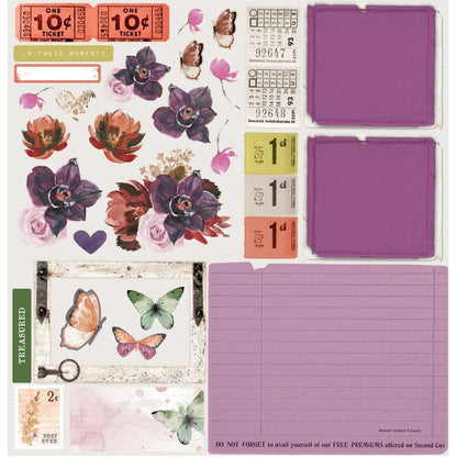 49 and Market ARTOPTIONS PLUM GROVE 12X12 Scrapbook Collection Paper Pack