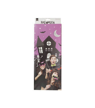 American Crafts Halloween BACKDROP Spooky House 1pc - Scrapbook Kyandyland