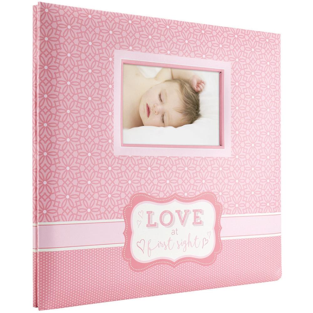 MBI Post Bound Love at First Sight GIRL 12&quot;X12&quot; Scrapbook Album