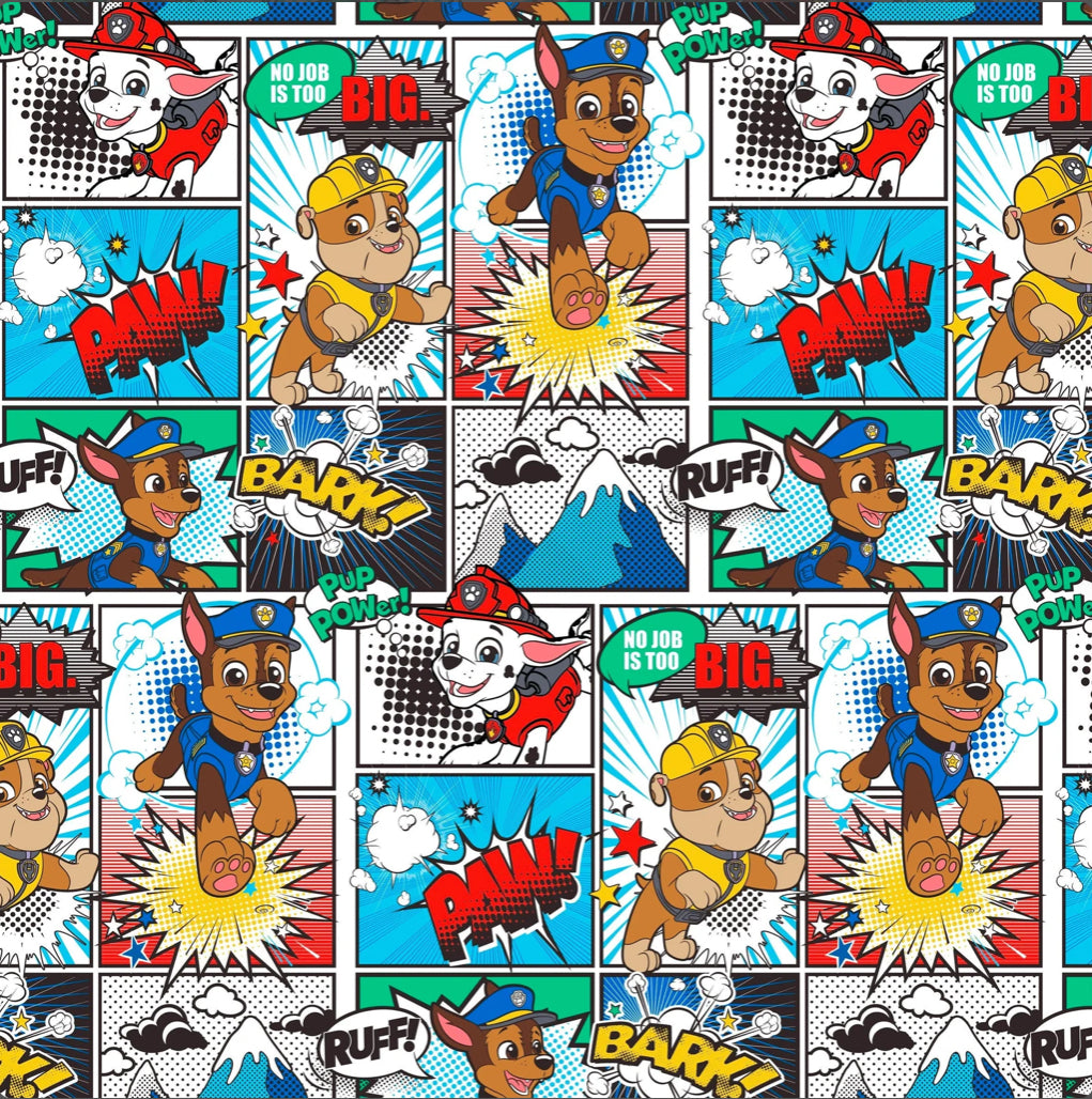 Paw Patrol COMIC STRIP 12&quot;X12&quot; Scrapbook Paper