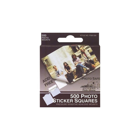 Pioneer Self Adhesive Photo Squares 1/2" 500pc - Scrapbook Kyandyland