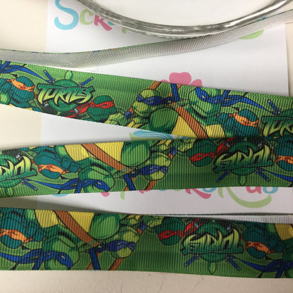 Teenage Mutant Ninja Turtles Character Grosgrain Ribbon 1 yard Scrapbooksrus