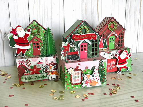 Echo Park MERRY & BRIGHT CHIPBOARD Phrases Adhesive 6x12 Sticker