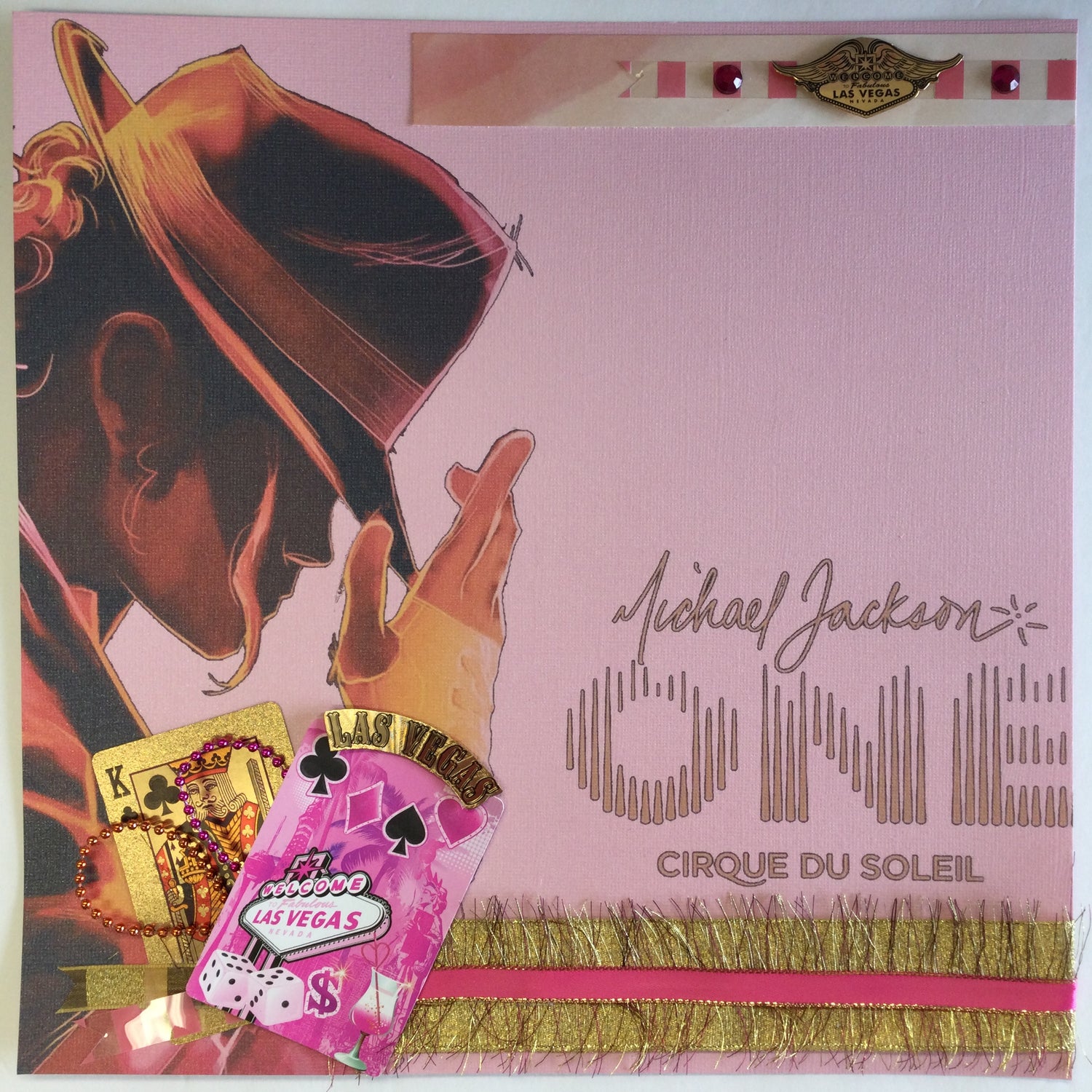 MICHAEL JACKSON ONE 12&quot;x12&quot; Scrapbook Page Kit