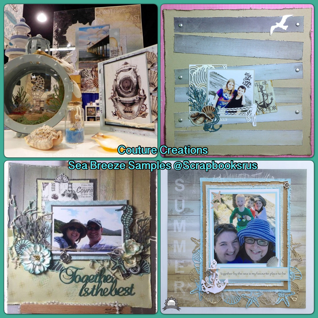 Couture Creations Sea Breeze Ideas @Scrapbooksrus