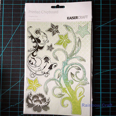 Kaisercraft Printed Chipboard CHAPTER ONE Vine Scrapbooksrus Las Vegas