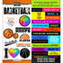 Neon Sport BASKETBALL 12"X12" Scrapbook Customs ScrapbooksRus