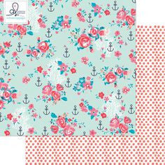 Webster's Pages ANCHORS AWAY 12"X12" Scrapbook Paper Cruise