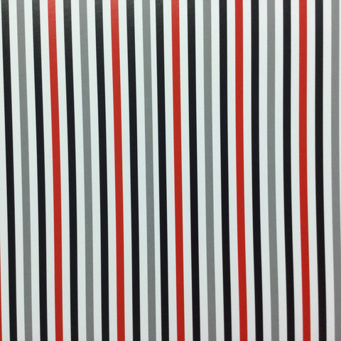 Stripes RED & BLACK & GREY 12X12 Scrapbook Paper Scrapbooksrus