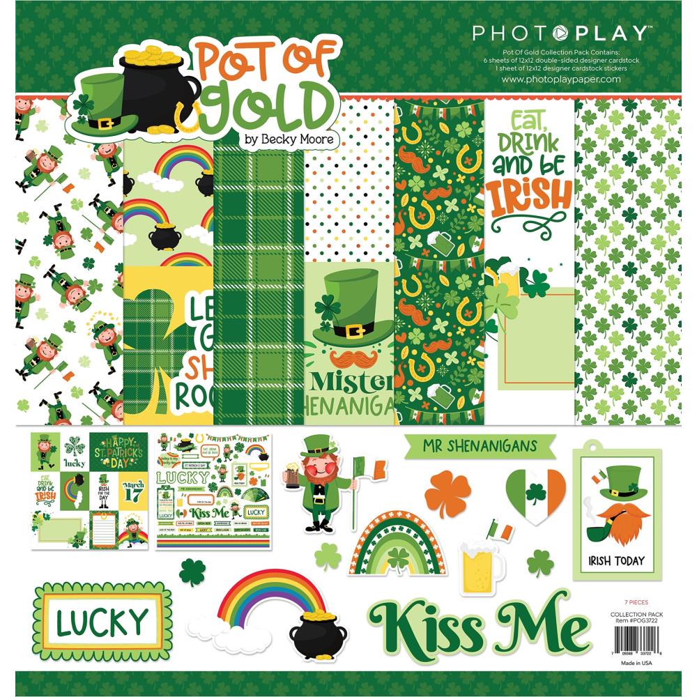 Photoplay POT OF GOLD 12X12 Scrapbook Collection Pack