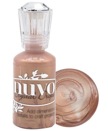 Nuvo Crystal Drops HERITAGE ROSE 3D Gloss Enamel Dots 1oz