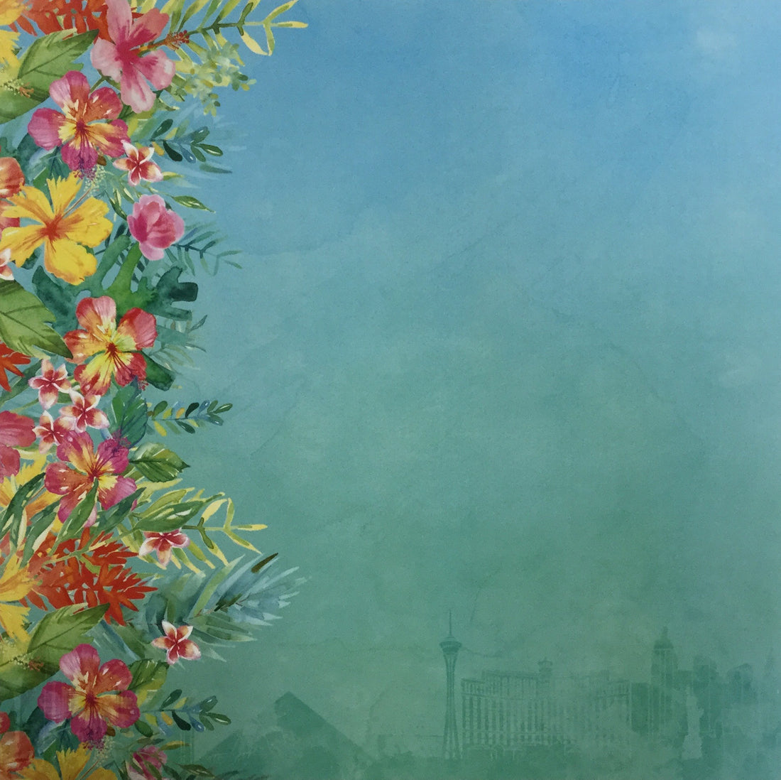 TROPICANA Las Vegas 12"X12" Scrapbook Paper