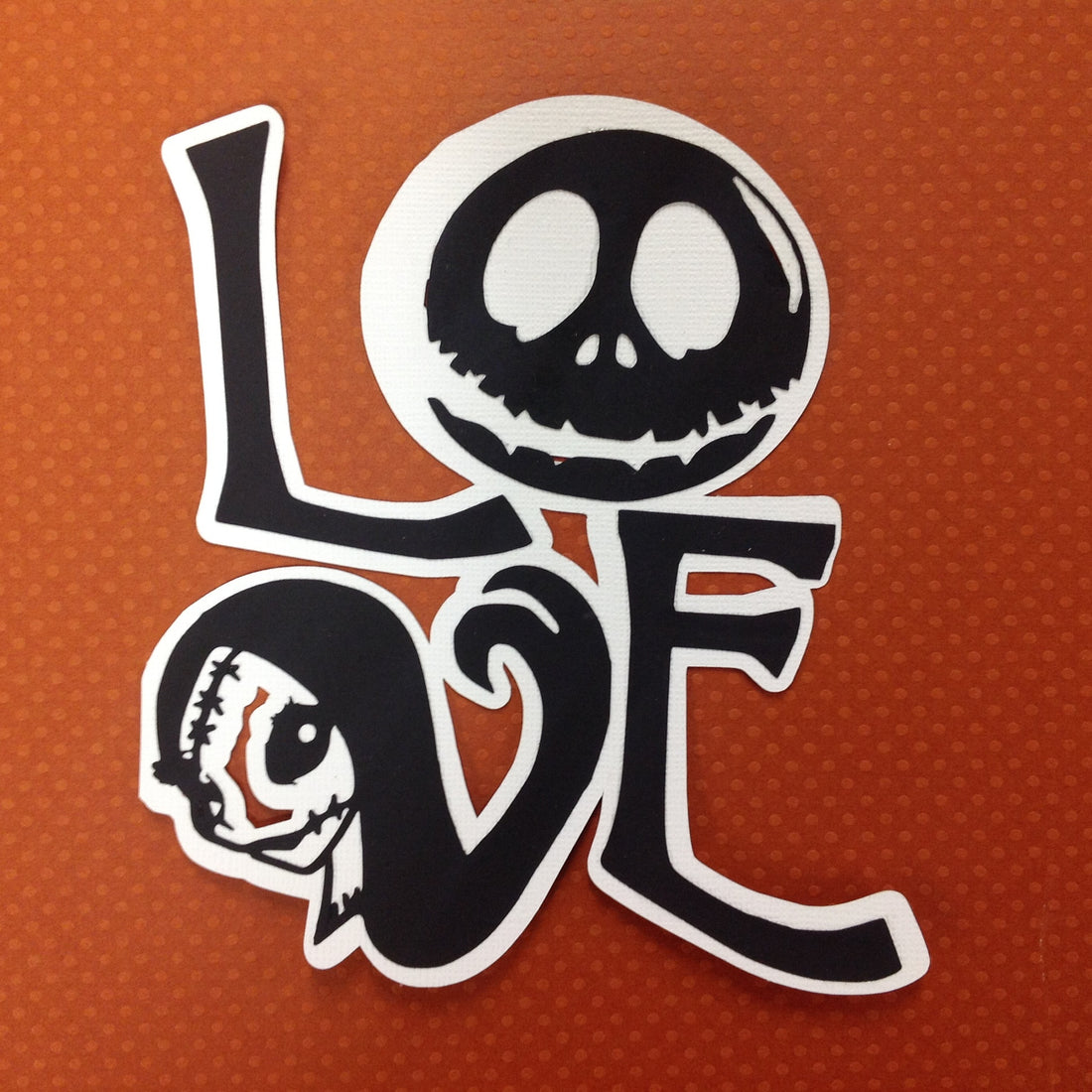 Custom NIGHTMARE BEFORE CHRISTMAS Love Die Cut