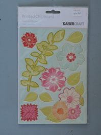 Kaisercraft Printed Chipboard 1 Sheet 6&quot;X10&quot; - Scrapbook Kyandyland