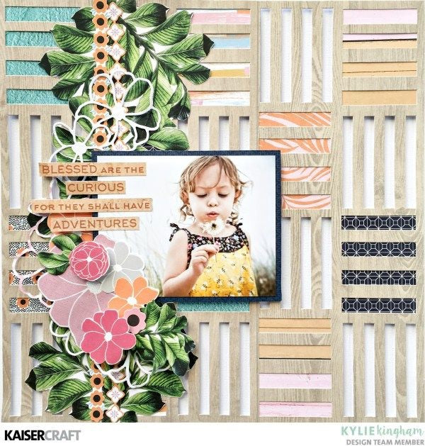 Kaisercraft Havana Nights LUSH 12&quot;X12&quot; Scrapbook Paper