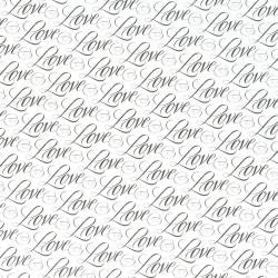 Amscan LOVE WEDDINGS Jumbo Gift Wrap 40 sq ft - Scrapbook Kyandyland