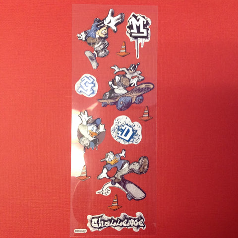 Disney Ek Success MICKEY SKATE Stickers 12pc - Scrapbook Kyandyland