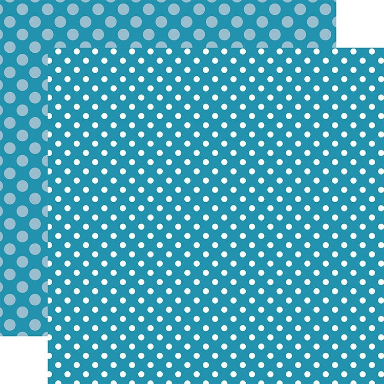 Echo Park Dots &amp; Stripes SPLASH  12&quot;X12&quot; Scrapbook Paper Scrapbooksrus