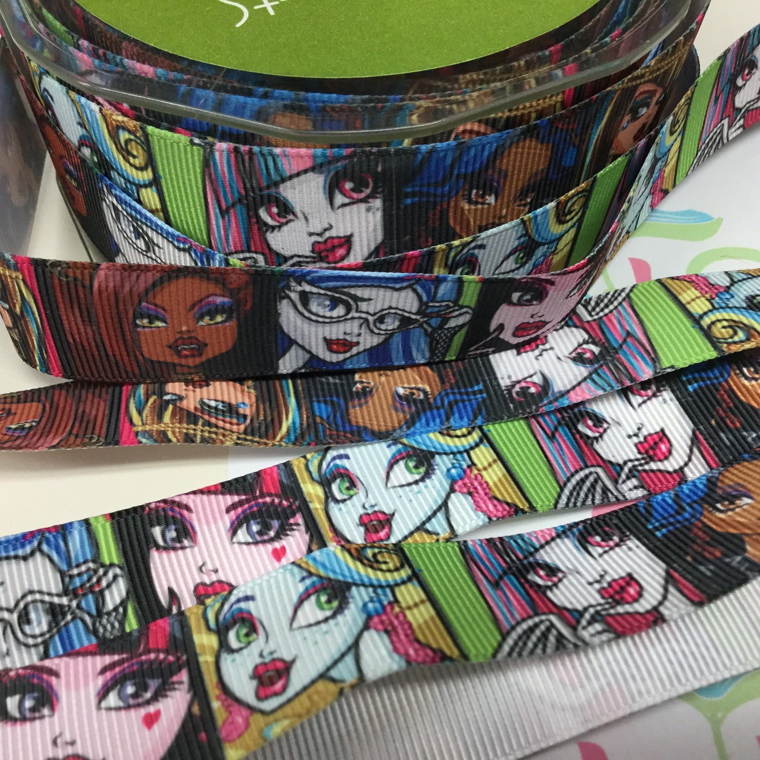 MONSTER HIGH Characters Ribbon 7/8” Scrapbooksrus