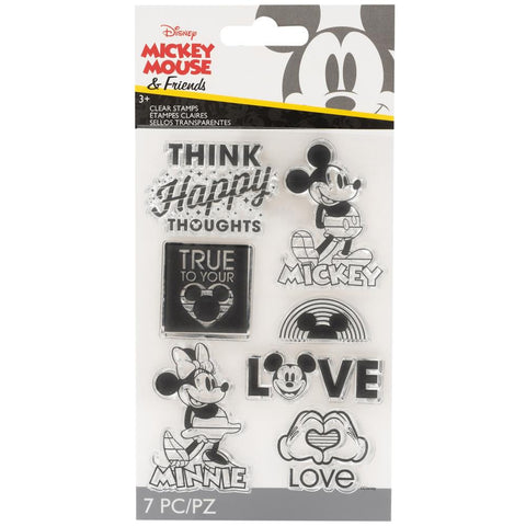 EK Success Disney MICKEY LOVE Clear Stamps