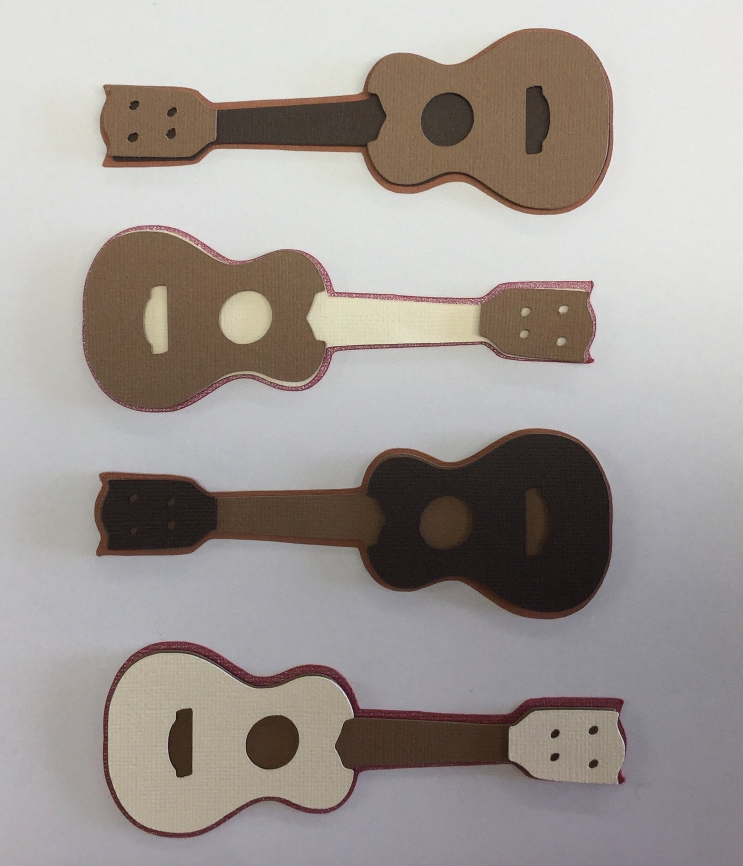 GUITAR Custom Scrapbook Die Cuts