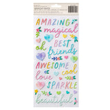 Thickers Paige Evans Blooming Wild RADIANT Puffy Stickers