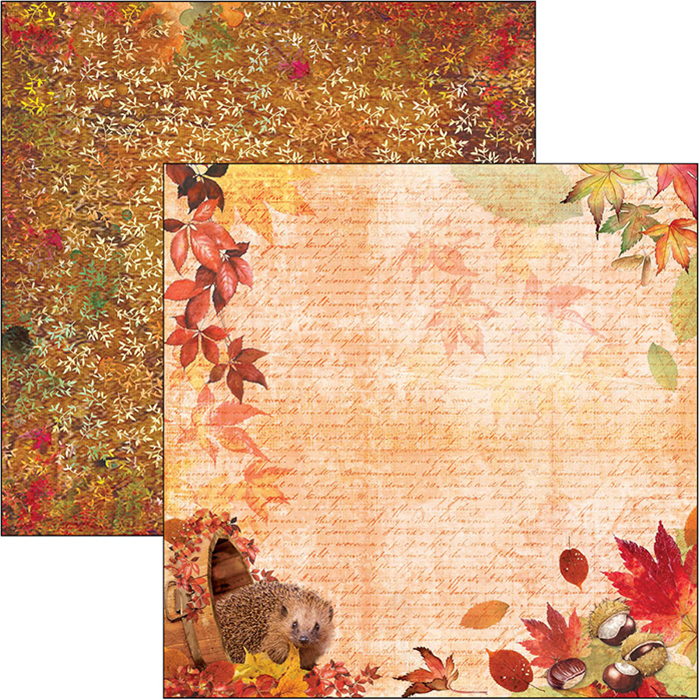 Ciao Bella THE SOUND OF AUTUMN Paper Pad 12 Sheets Scrapbooksrus