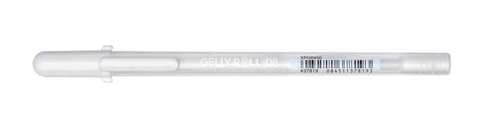 Sakura GELLY ROLL Medium Point 0.3mm White Pen - Scrapbook Kyandyland