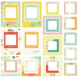 Simple Stories SUMMER VIBES Chipboard Frames 24pc - Scrapbook Kyandyland