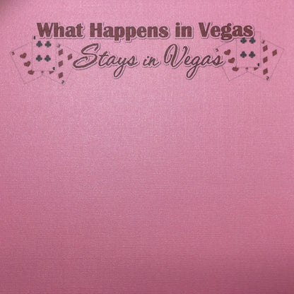 What Happens In Vegas Sassy Bling Cardstock Paper