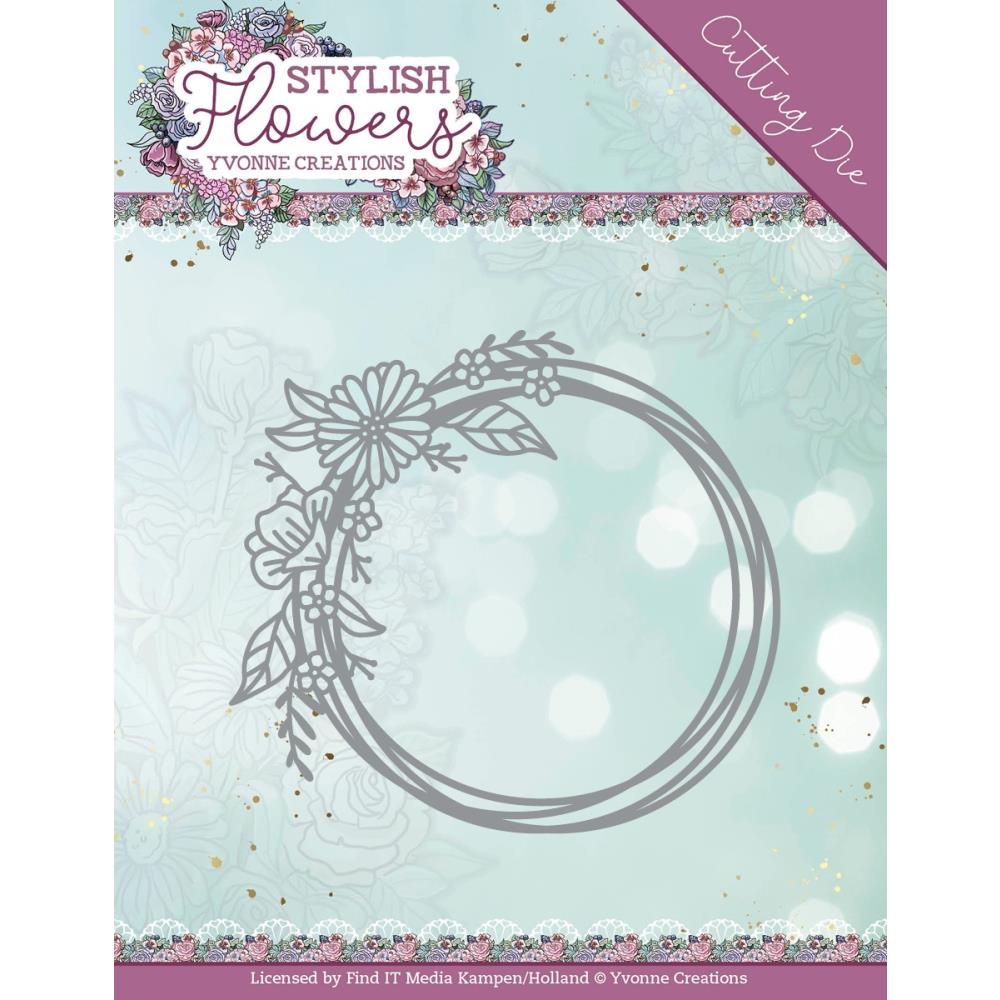 Yvonne Creations FLOWER HOOP Metal Cutting Die Scrapbookrus