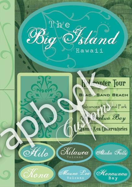 Scrapbook Kit HAWAII THE BIG ISLAND